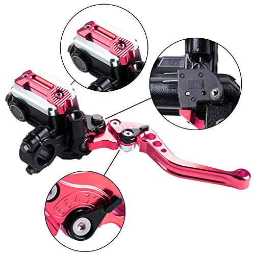 MRELC Universal Motorcycle 22mm Handlebar Brake Lever Set - Image 2