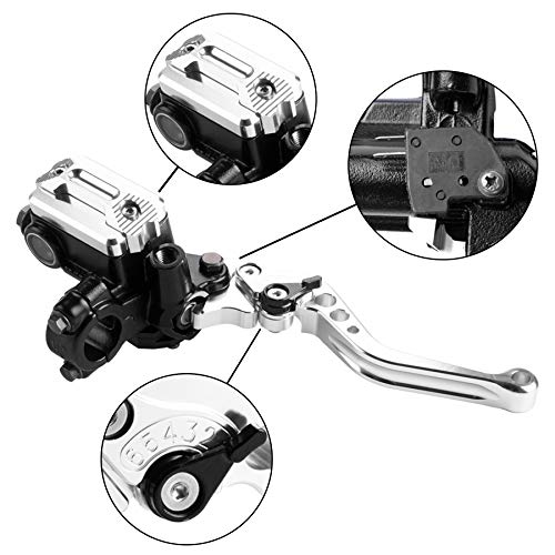 MRELC Universal Motorcycle Handlebar Brake Master Cylinder Set - Image 2