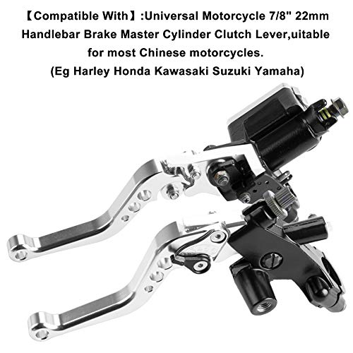 MRELC Universal Motorcycle Handlebar Brake Master Cylinder Set - Image 5