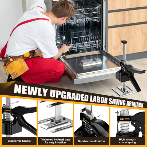 Mtnte Lever Arm Drywall Lift Lifter 490lb - Image 3