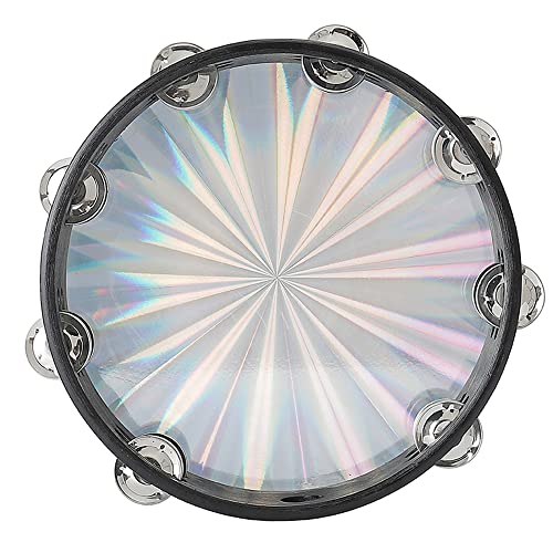 Musfunny Radiant 10 Inch 2-Row Jingles Tambourine - Image 3
