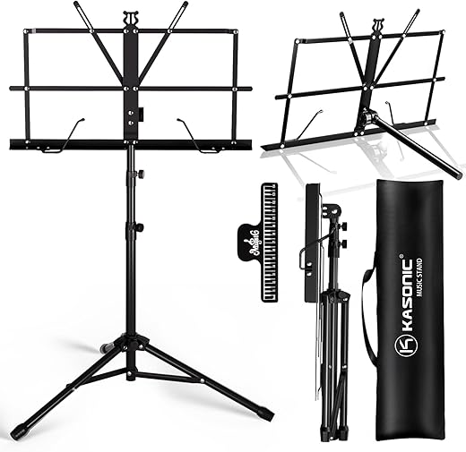 K KASONIC Music Stand & Desktop Book Stand