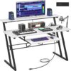 armocity Music Studio Desk With Power Outlet