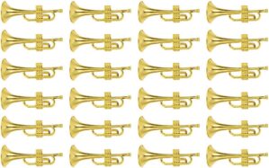 VOSAREA Musical Instruments Miniature Trumpet Ornaments