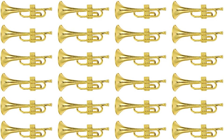 VOSAREA Musical Instruments Miniature Trumpet Ornaments