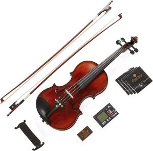 Mendini by Cecilio MV500+92D Violin Full Size Set