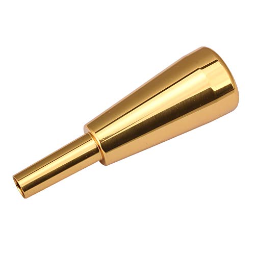 Mxfans Trumpet Mouthpiece Brass Gold-plated 1.5C - Image 2