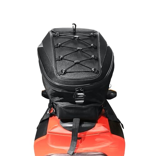 MZS Motorcycle Tail Bag 38L Expandable Backpack - Image 4