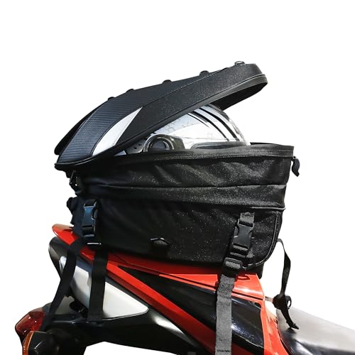 MZS Motorcycle Tail Bag 38L Expandable Backpack - Image 5