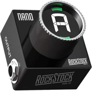 Rock Stock Nano Electric Guitar Tuner Pedal Chromatic