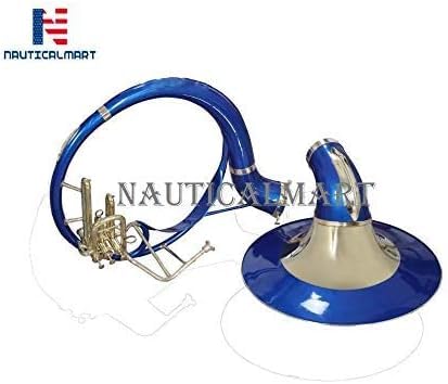 NauticalMart Bb Flat Silver Sousaphone With Hard Case - Image 3