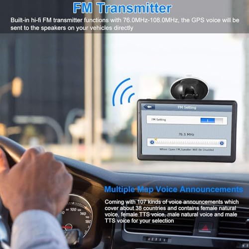 NAVRUF GPS Navigation Slimline Touch Screen, USA Edition - Image 4