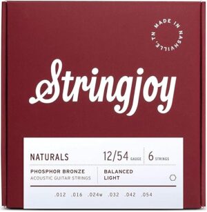Stringjoy NB1254 Phosphor Bronze Acoustic Strings 12-54