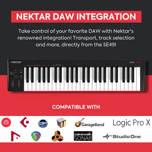 Nektar 49-Key Midi Controller SE49, Black - Image 3