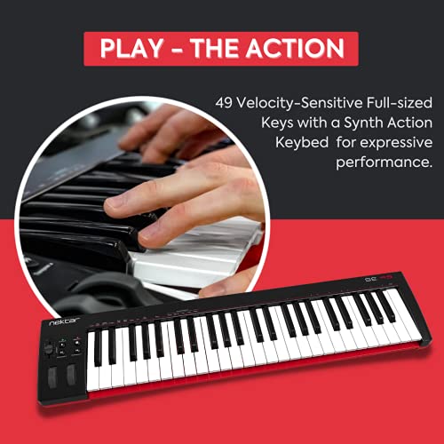 Nektar 49-Key Midi Controller SE49, Black - Image 4