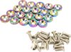 JDMSPEED Neo Chrome Aluminum Fender Washer Kit