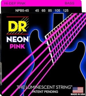 DR Strings Neon Bass Guitar Strings NPB5-45