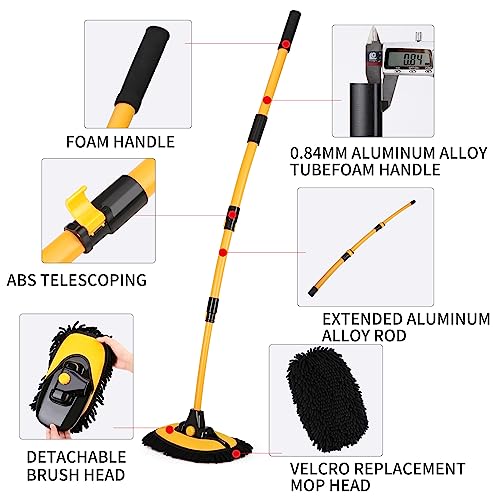NEZENO 57'' Car Wash Brush With Handle - Image 2
