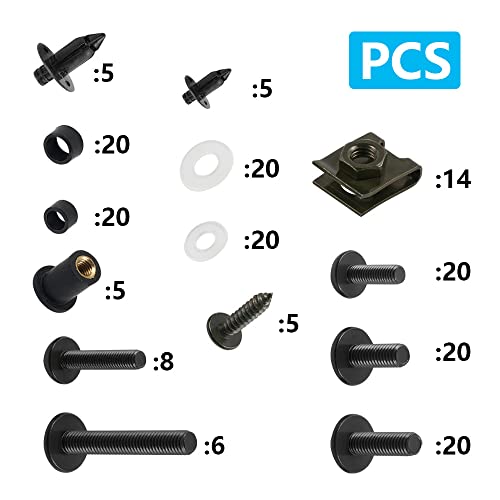 NICECNC Aluminum M5 M6 Fairing Bolt Kit - Image 3