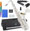 EASTROCK Nickel B Flat Tenor Saxophone With Accessories
