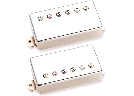 Generic Nickel Gibson Classic 57 & 57 + Plus Humbucker PAF Guitar Pickup Set 2-Conductor