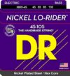 DR Strings Nickel Lo-Rider Hex Core Bass 45-105