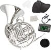 Chehery Nickel Plated Double French Horn With Case
