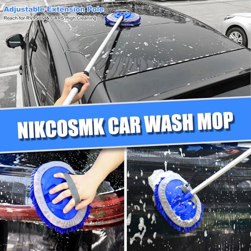 NIKCOSMK 62'' Car Wash Brush Kit - Image 3