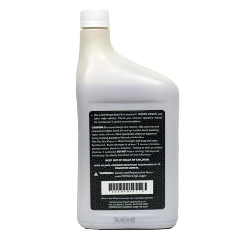 Nissan Matic-S Transmission Fluid 999MP-MTS00P - Image 3