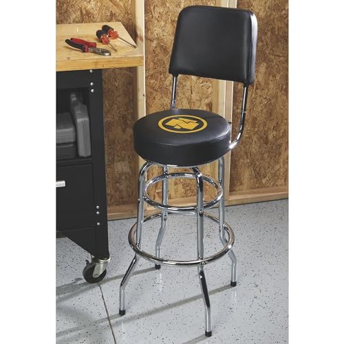 Northern Tool+Equipment Shop Stool With Backrest, 300-Lb. Capacity - Image 2