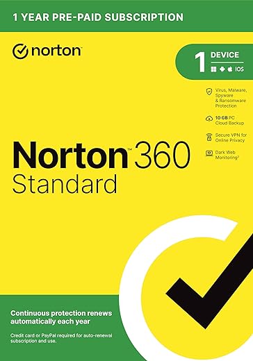 Norton Norton 360 Standard 2025 By Author's Name