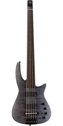 NS Design 5 String Bass Guitar, Charcoal Satin (CR5BGCHSFL) - Image 3