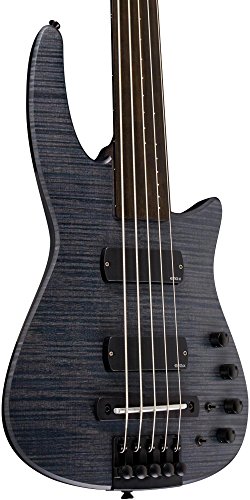 NS Design 5 String Bass Guitar, Charcoal Satin (CR5BGCHSFL) - Image 5