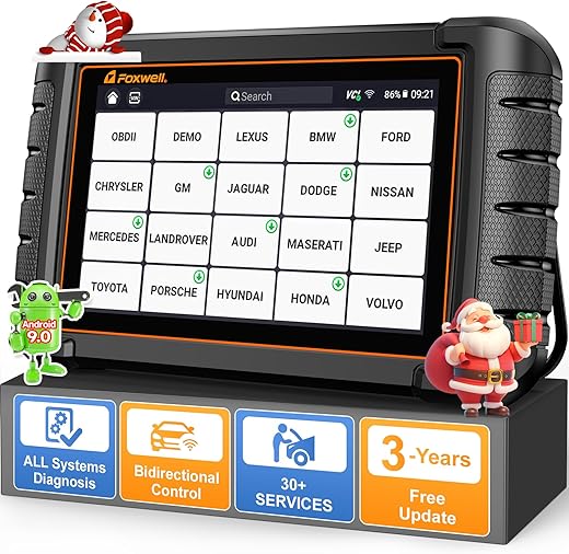 FOXWELL NT809 Bidirectional Scan Tool, All System Scanner