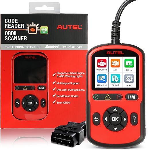 Autel OBD2 Scanner AutoLink AL549: 2024 Code Reader