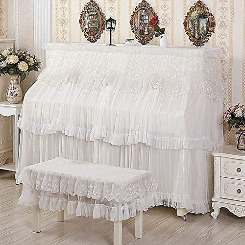 OBTLIAN Elegant Rose Embroidery Piano Cover 153 33 115cm - Image 5
