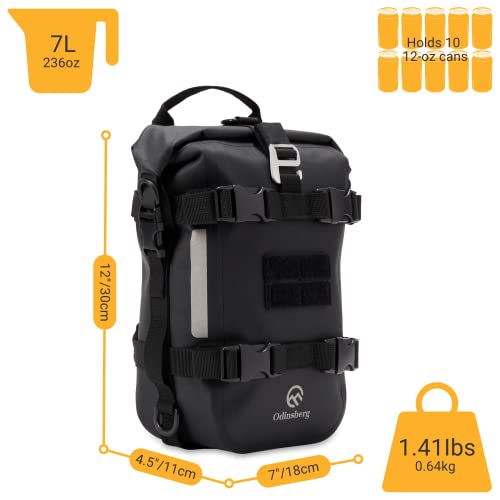 Odinsberg Waterproof Motorcycle Tail Bag 7L - Image 3