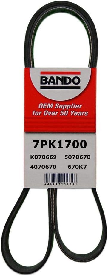 Bando USA OEM Quality 7PK1700 Serpentine Belt