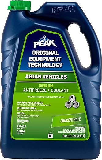 PEAK OET Extended Life Green Antifreeze/Coolant, 1 Gal
