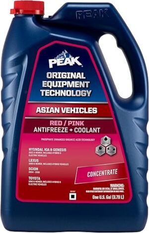 PEAK OET Extended Life Red/Pink Antifreeze, 1 Gal