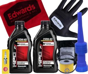 THE EDWARDS MOTORSPORTS & RVS COMPANY Oil Change Kit For Kawasaki KLX 110 Motorcycle