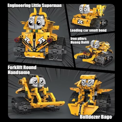 5 in 1 Remote & APP Control Car Building Blocks Set - Image 3