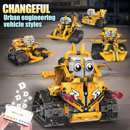 5 in 1 Remote & APP Control Car Building Blocks Set - Image 2