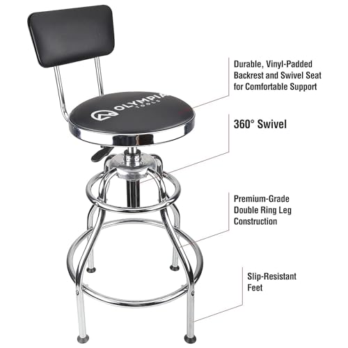 Olympia Tools Adjustable Hydraulic Work Stool 82-738 - Image 4