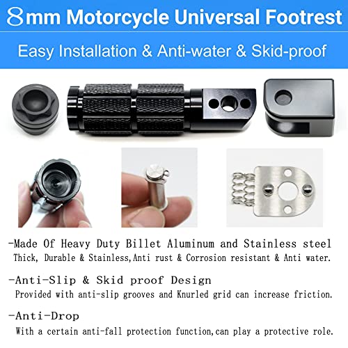 ONETEN M8 Motorcycle Foldable Foot Pegs - Image 3