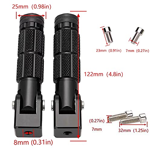 ONETEN M8 Motorcycle Foldable Foot Pegs - Image 5