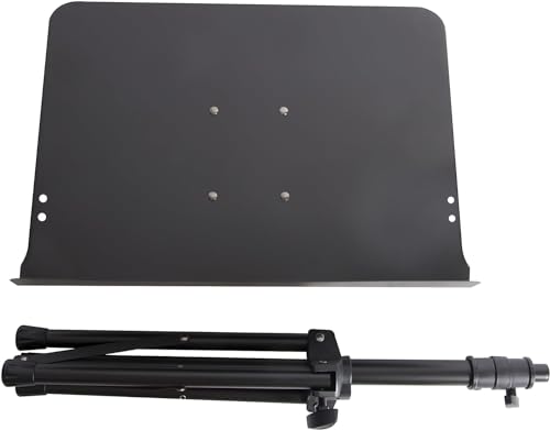 OnStage Professional Folding Orchestral Music Stand, Black - Image 2