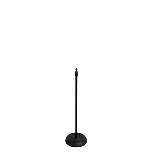 OnStage Round Base Microphone Stand, Black - Image 4