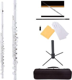 Mendini by Cecilio Open Hole C Flute For Beginners