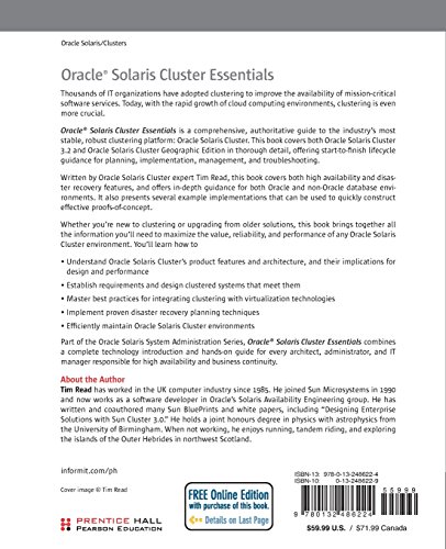 Oracle Solaris Cluster Essentials by Author's Name - Image 2
